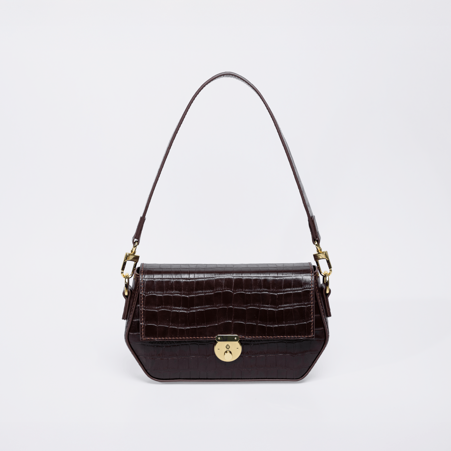 Leather Shoulder Bag - Sofia.