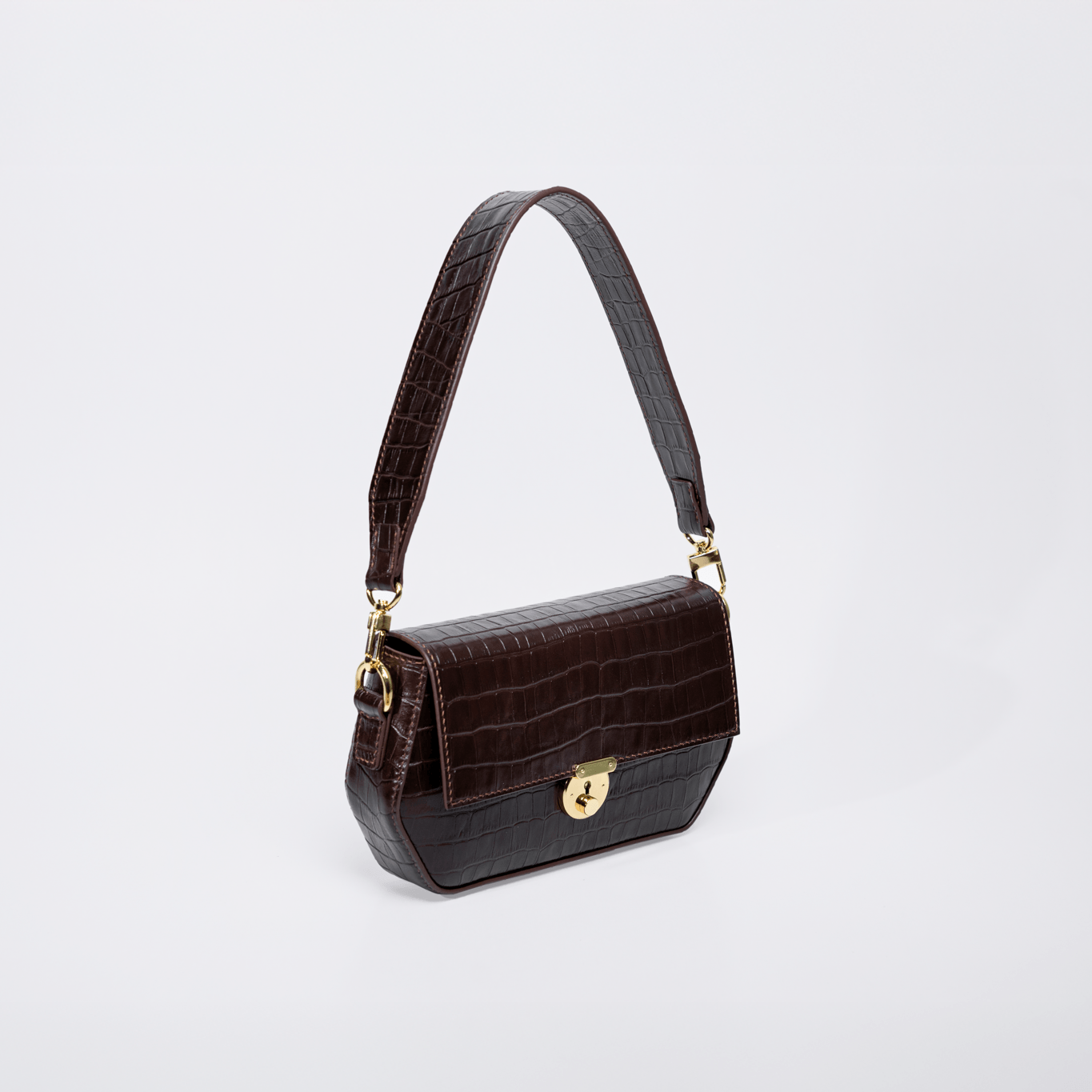 Leather Shoulder Bag - Sofia.