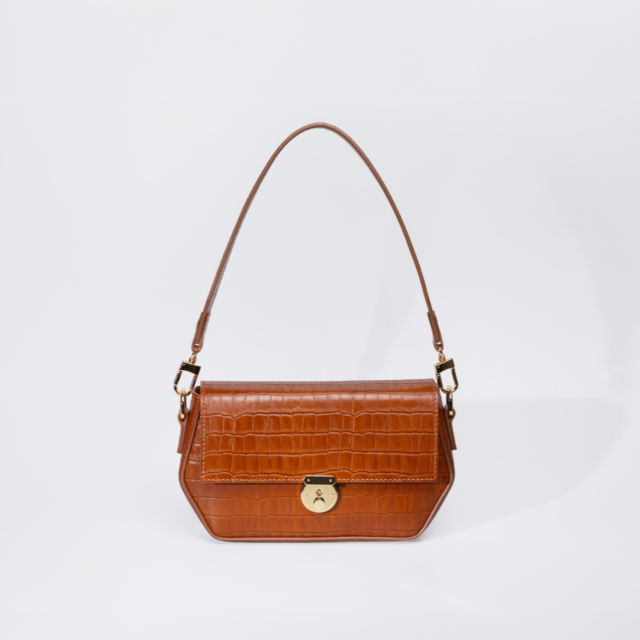 Leather Shoulder Bag - Sofia.