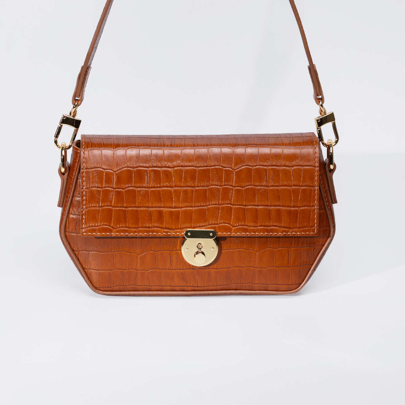 Leather Shoulder Bag - Sofia.