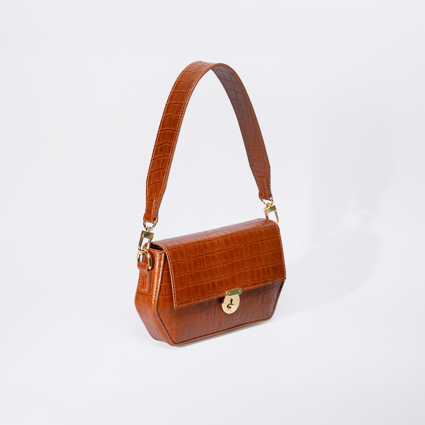 Leather Shoulder Bag - Sofia.