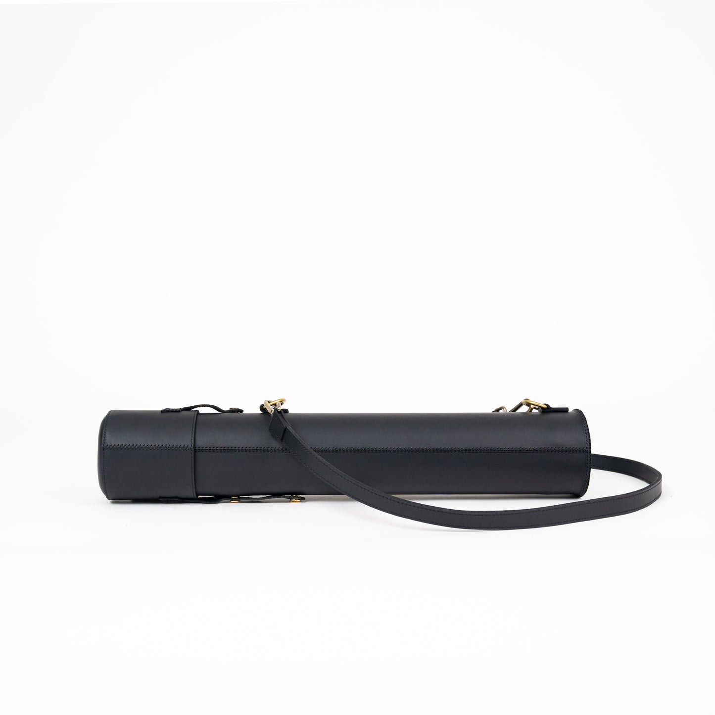 Leather Drawing Tube for Architects - Black 21 inches.