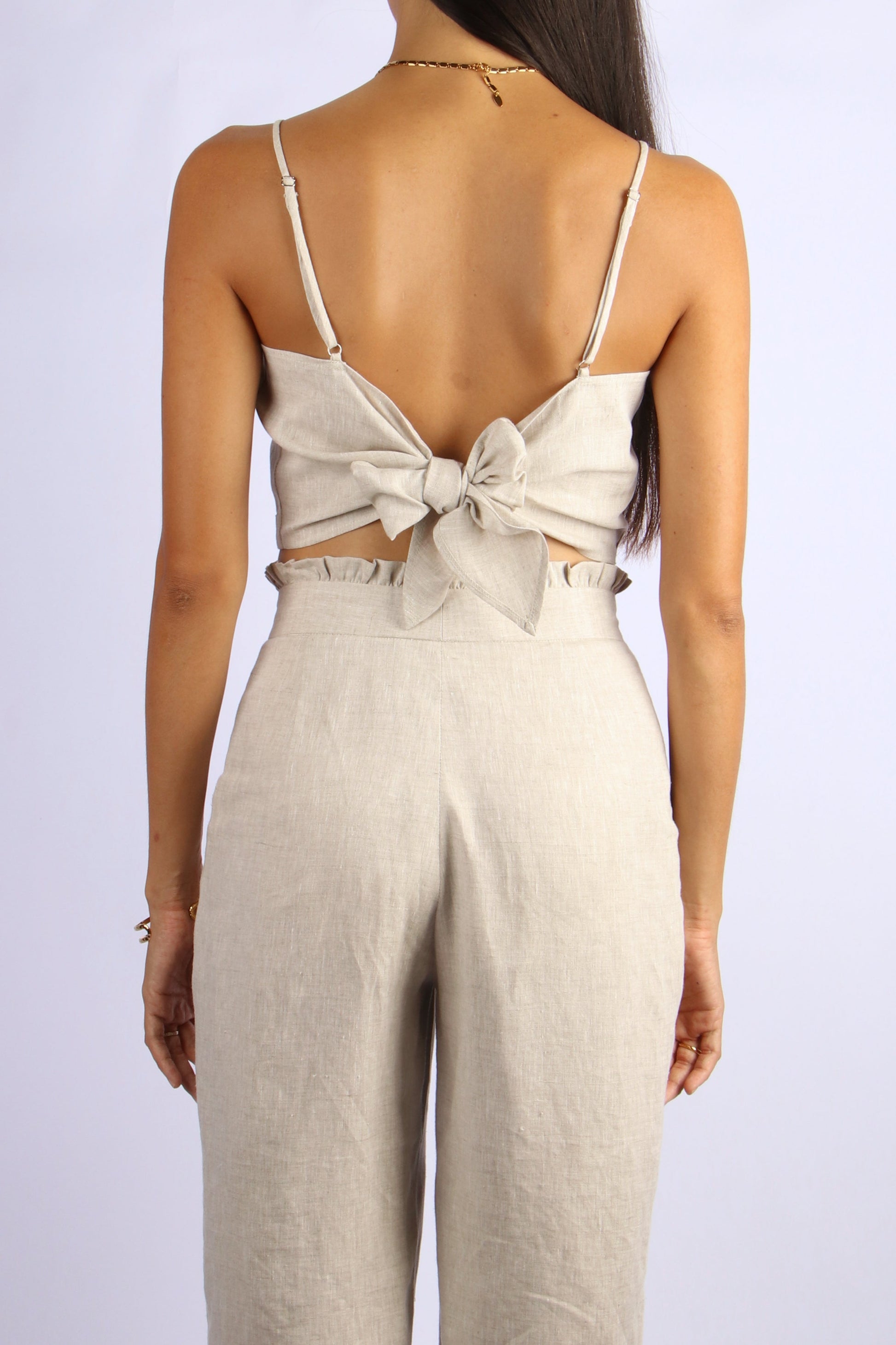 Lúa - Brown Linen Set.