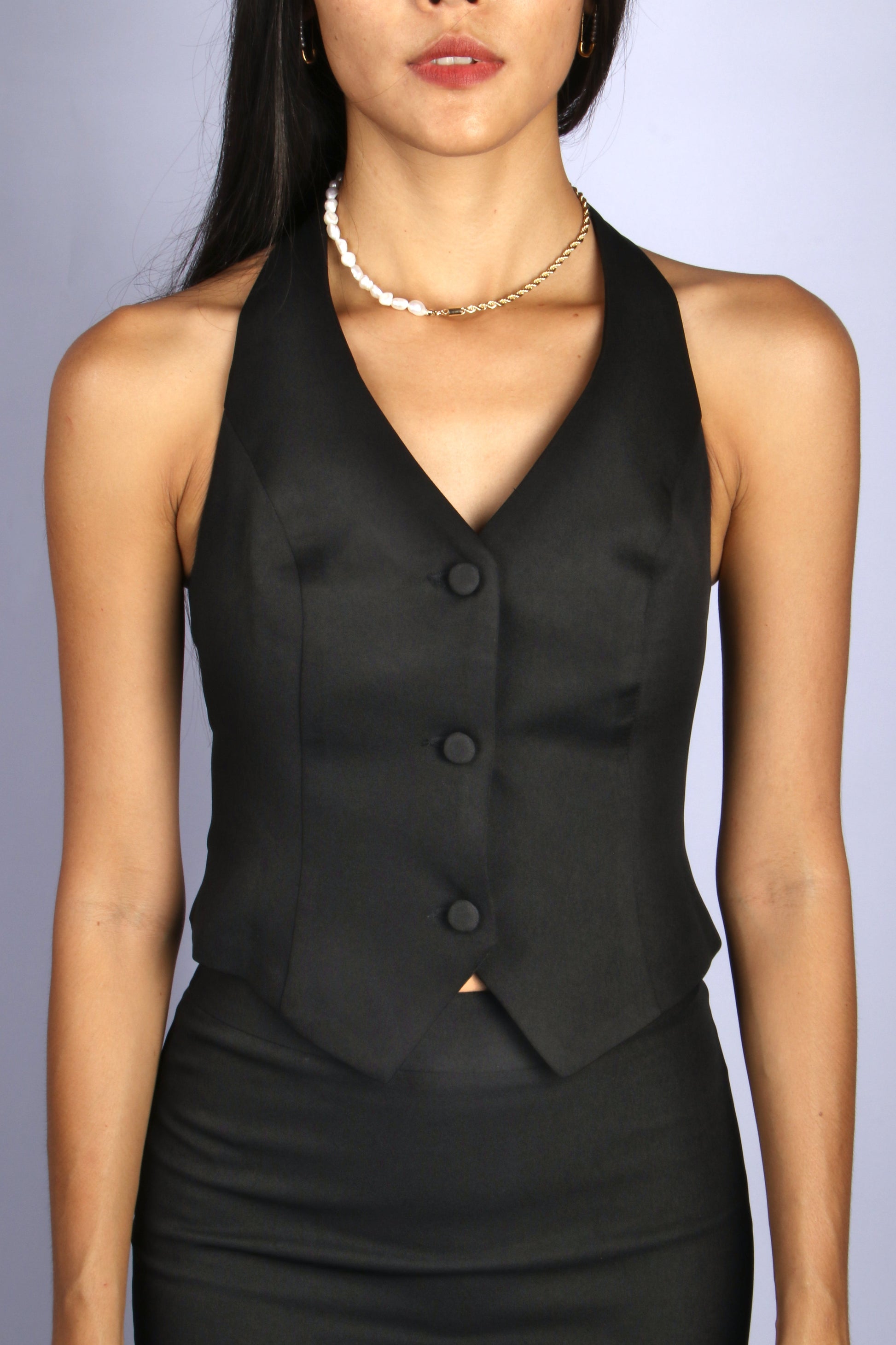 Noir Vest Top.