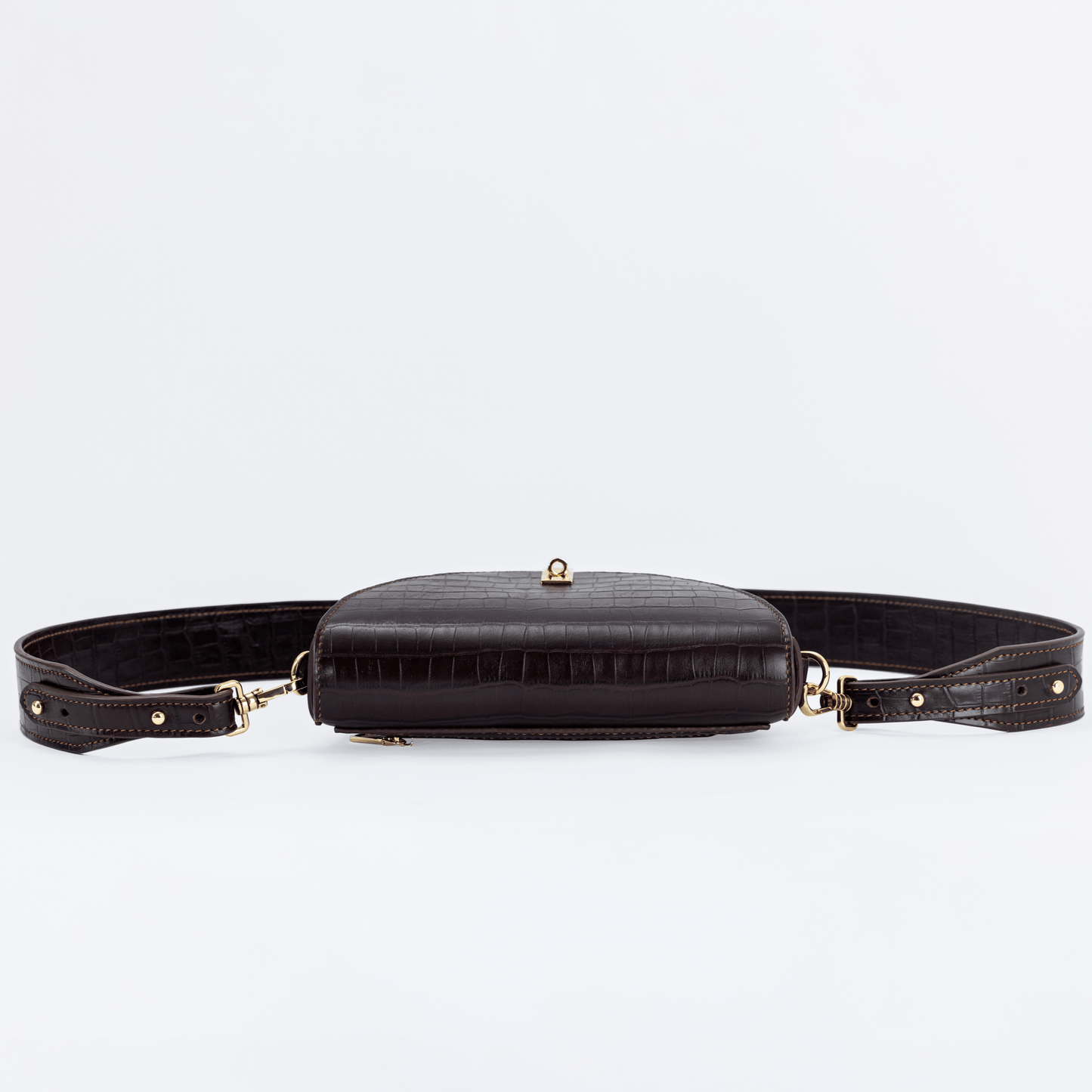 Leather Crossbody Bag - Iris.