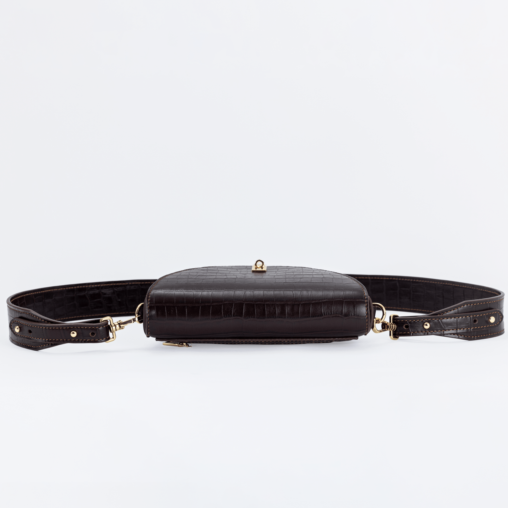 Leather Crossbody Bag - Iris.