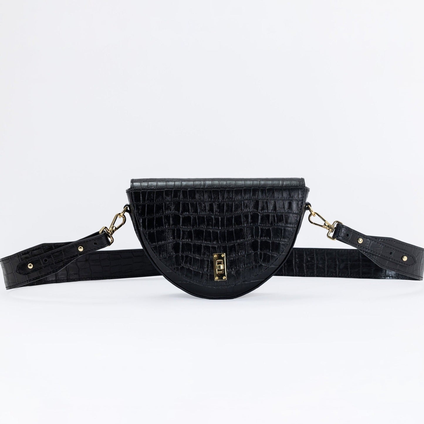 Iris Black - Crossbody Bag.