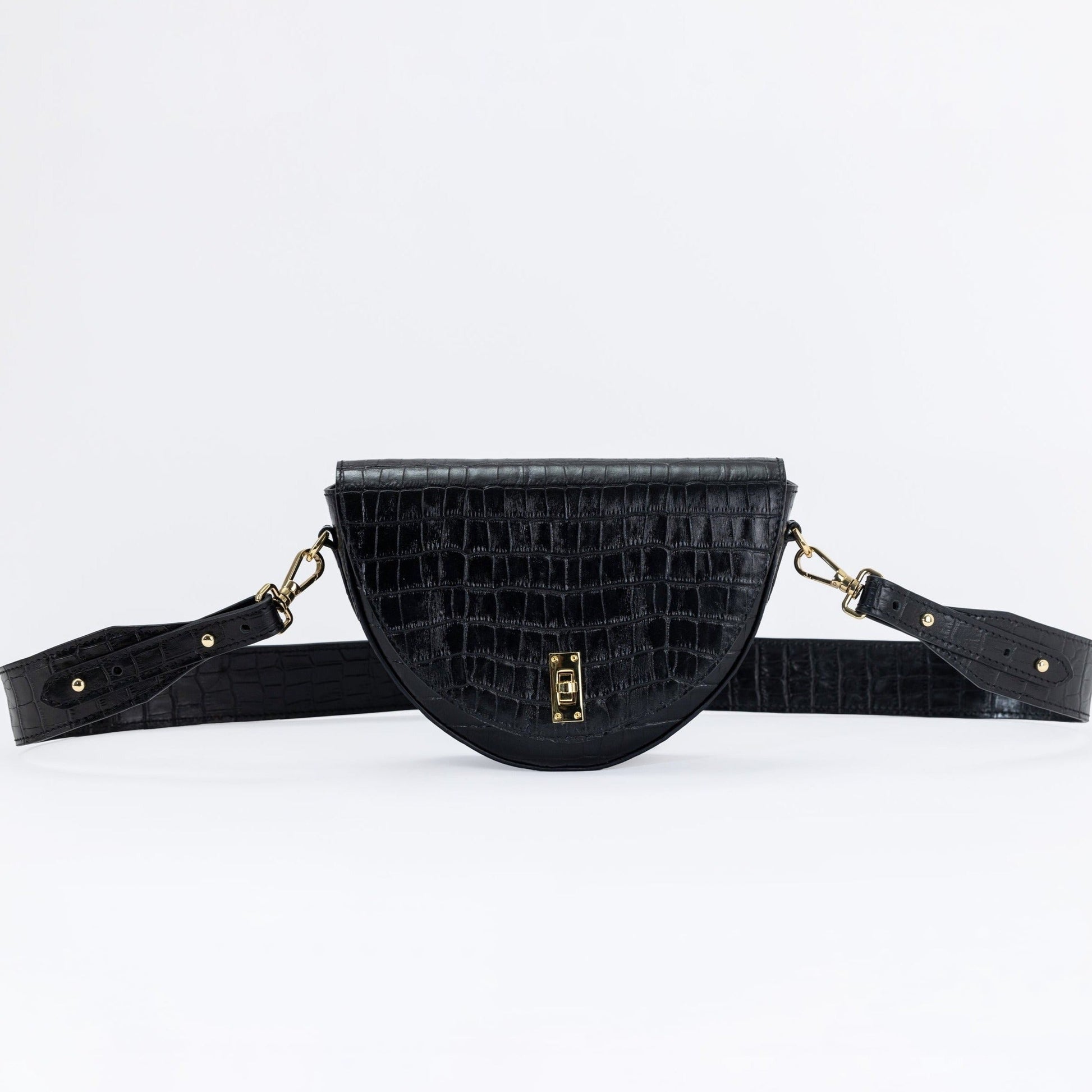 Iris Black - Crossbody Bag.