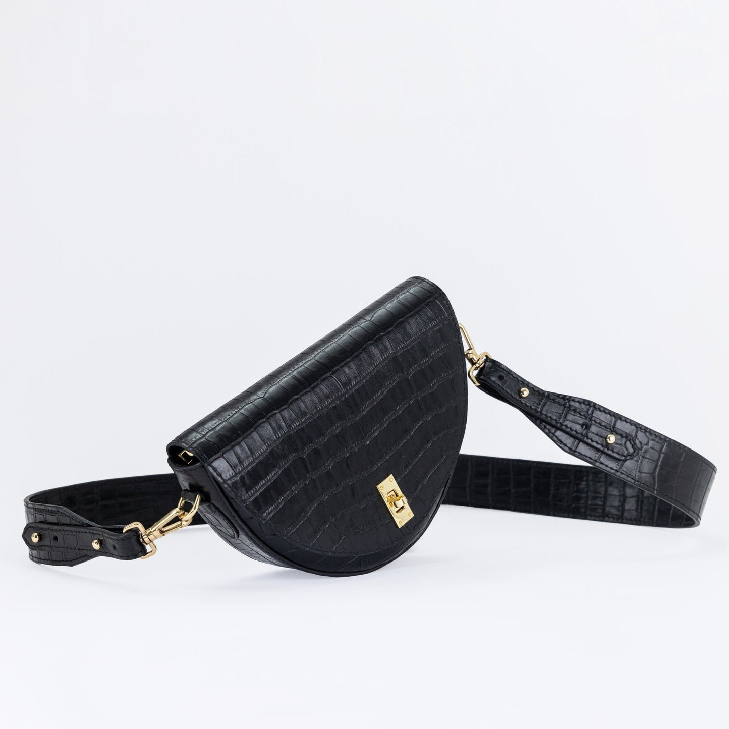 Iris Black - Crossbody Bag.