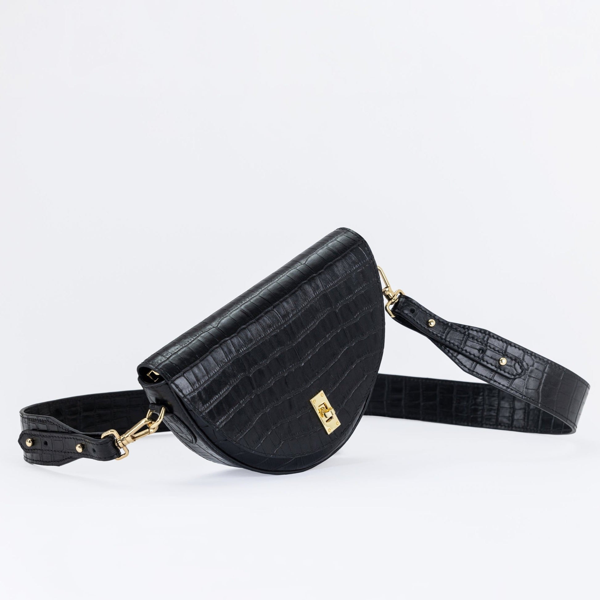 Iris Black - Crossbody Bag.