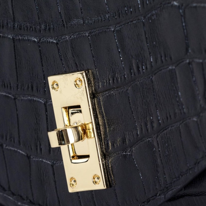 Iris Black - Crossbody Bag.