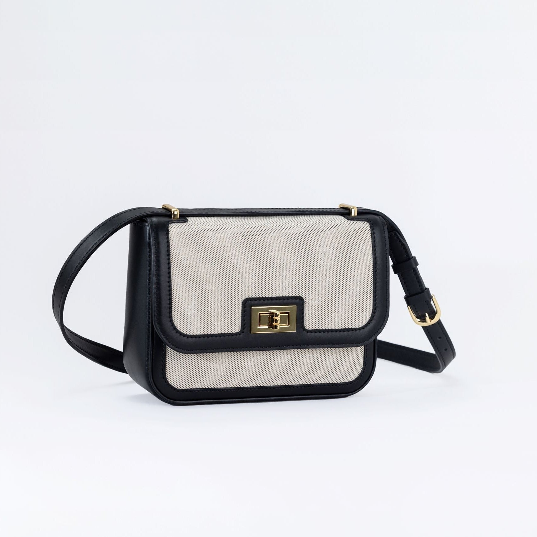 Canvas Couture Crossbody - Black.