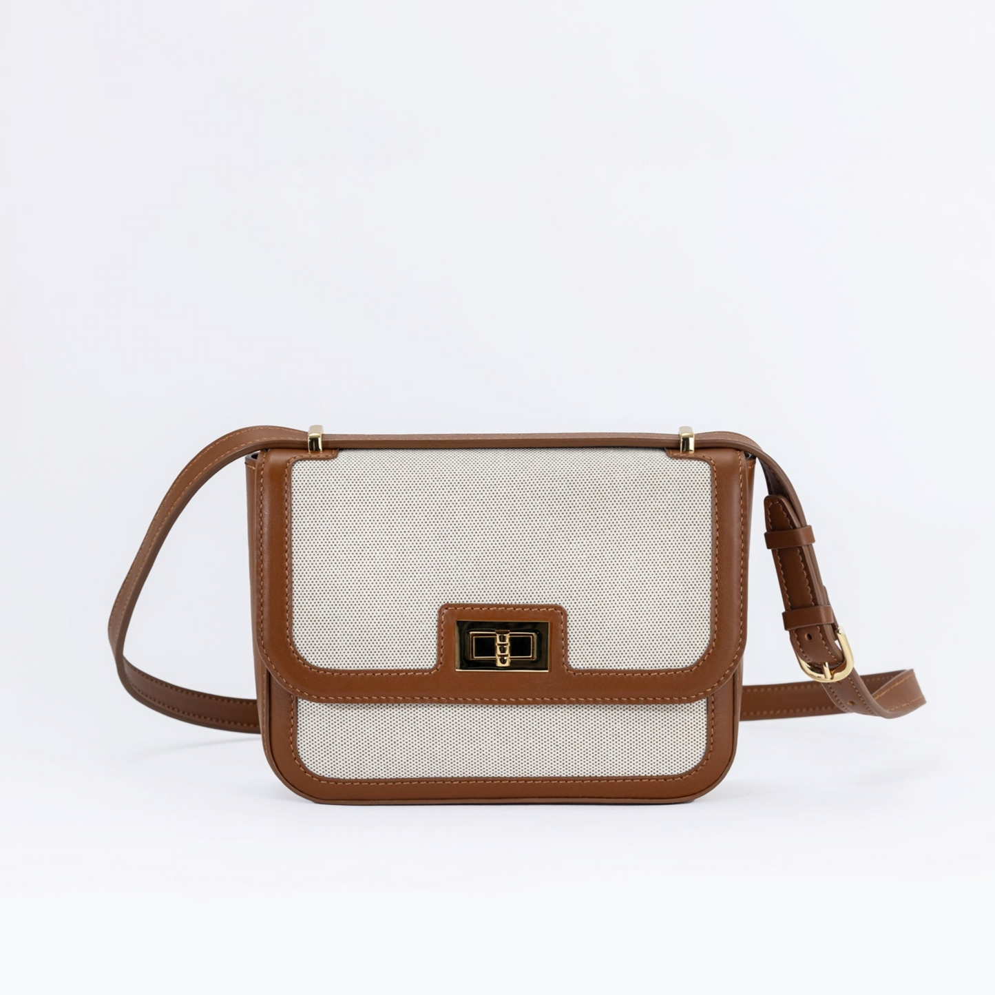 Canvas Couture Crossbody - Brown.