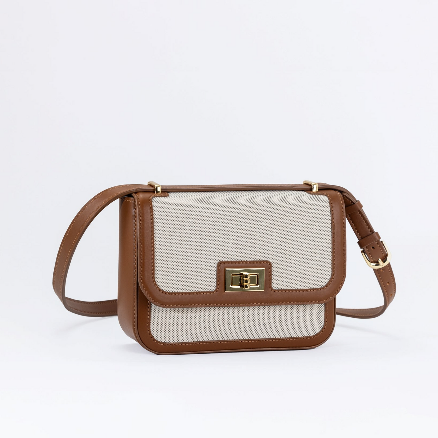 Canvas Couture Crossbody - Brown.