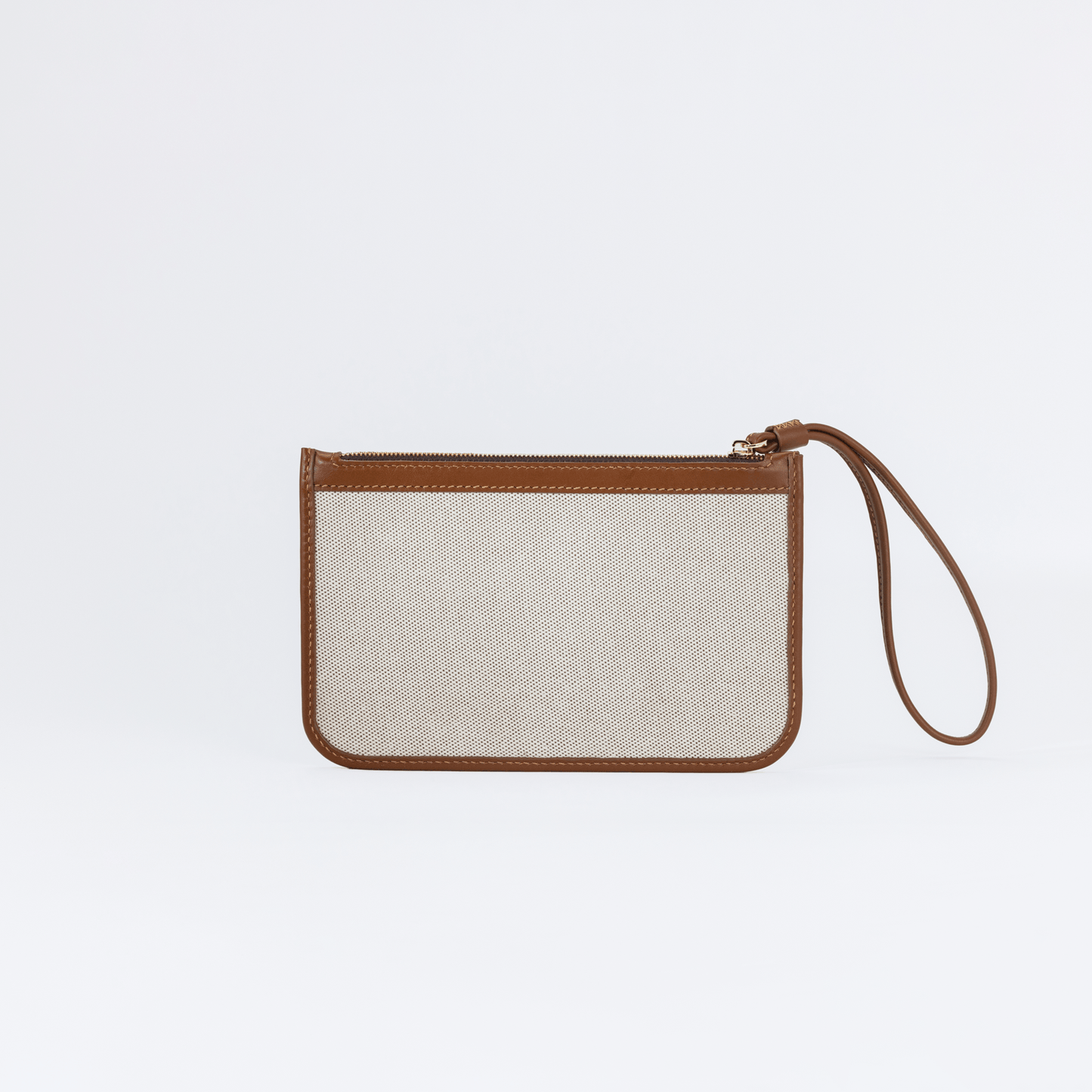 Sleek Silhouette Clutch - Brown.