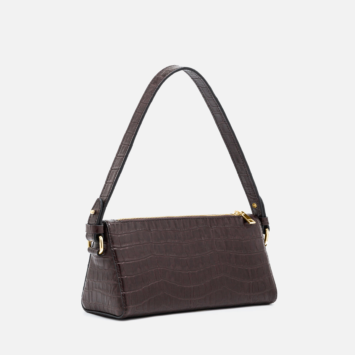 Cindy Shoulder Bag - Dark Brown.