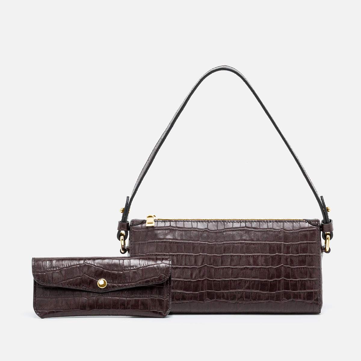 Cindy Shoulder Bag - Dark Brown