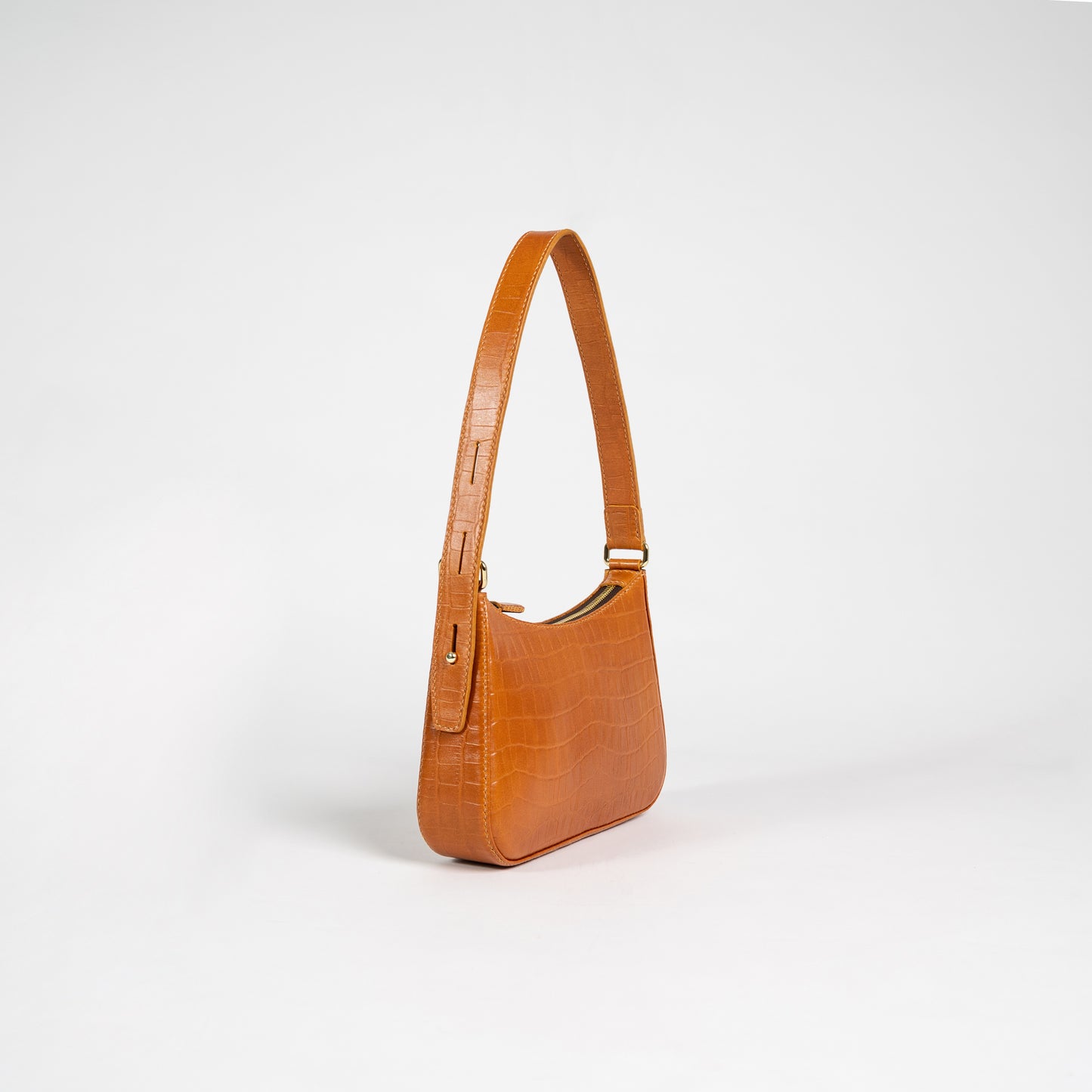 Leather Shoulder Bag - Moon.