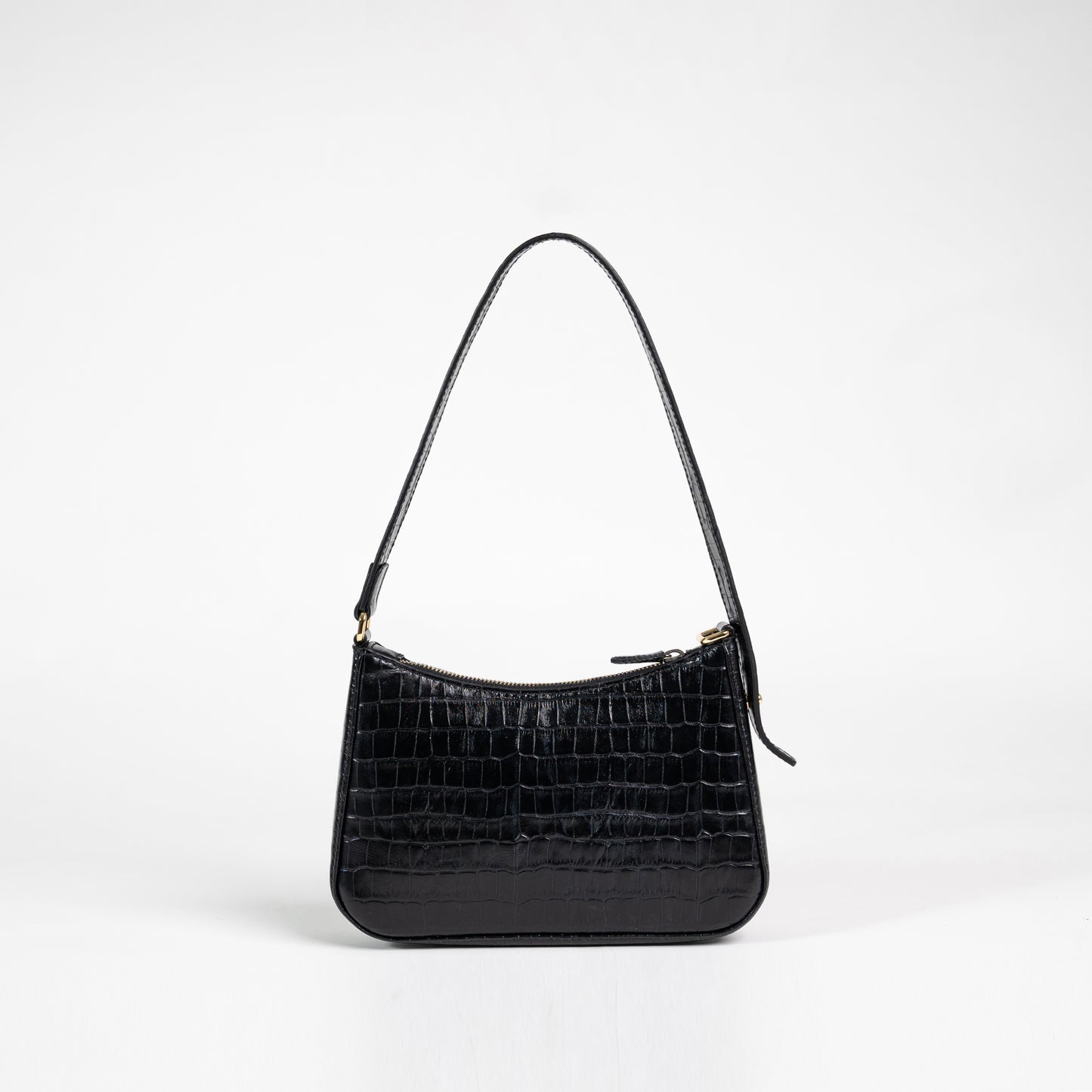 Leather Shoulder Bag - Moon.