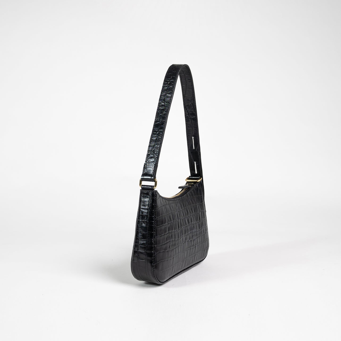 Leather Shoulder Bag - Moon.