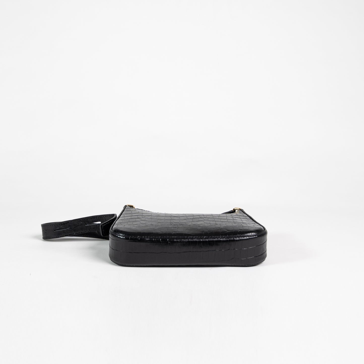 Leather Shoulder Bag - Moon.