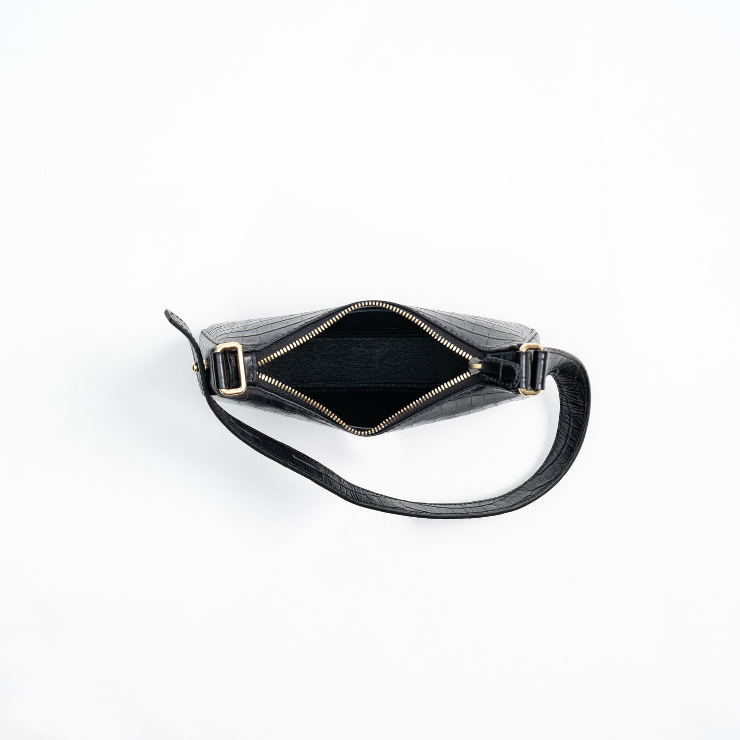 Leather Shoulder Bag - Moon.