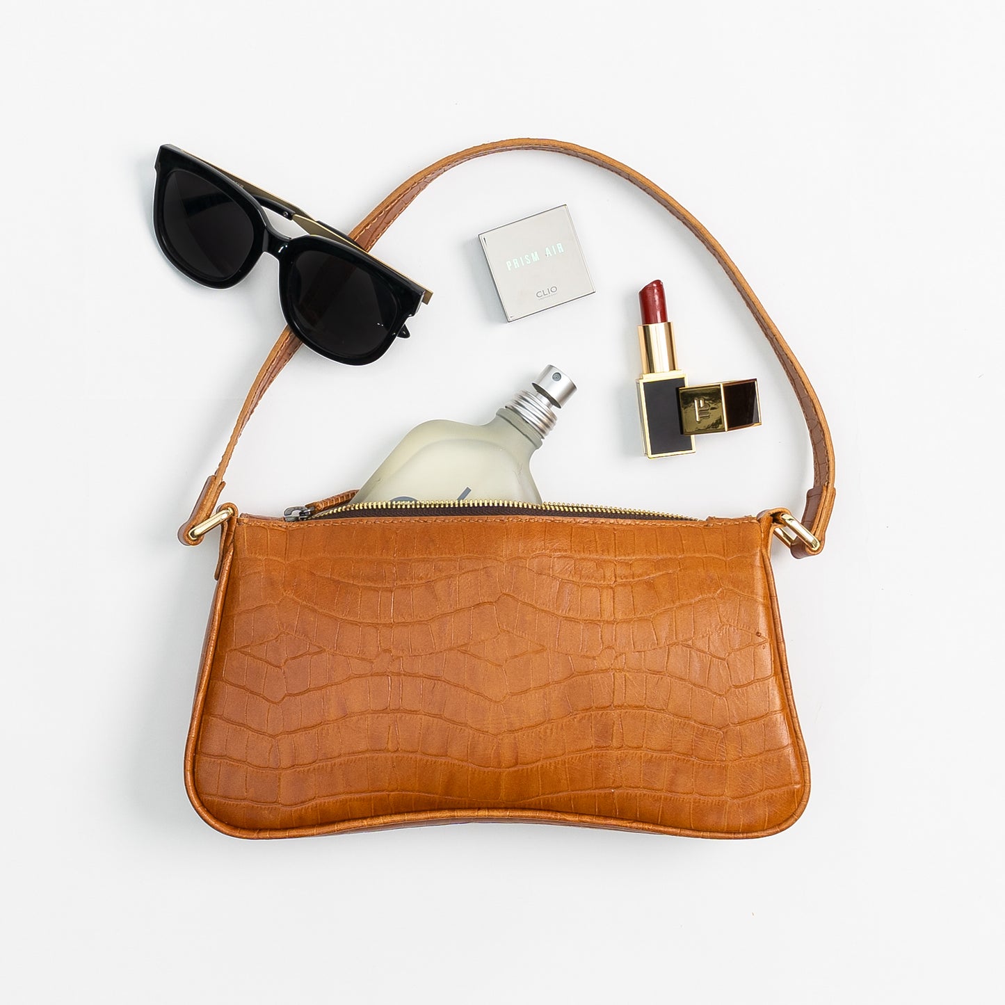 Brown Leather Shoulder Bag
