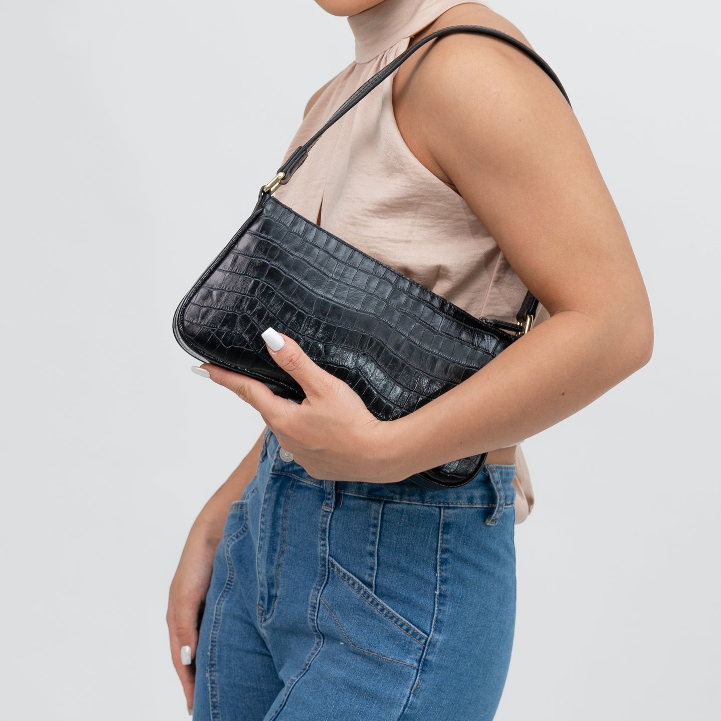 Brown Leather Shoulder Bag