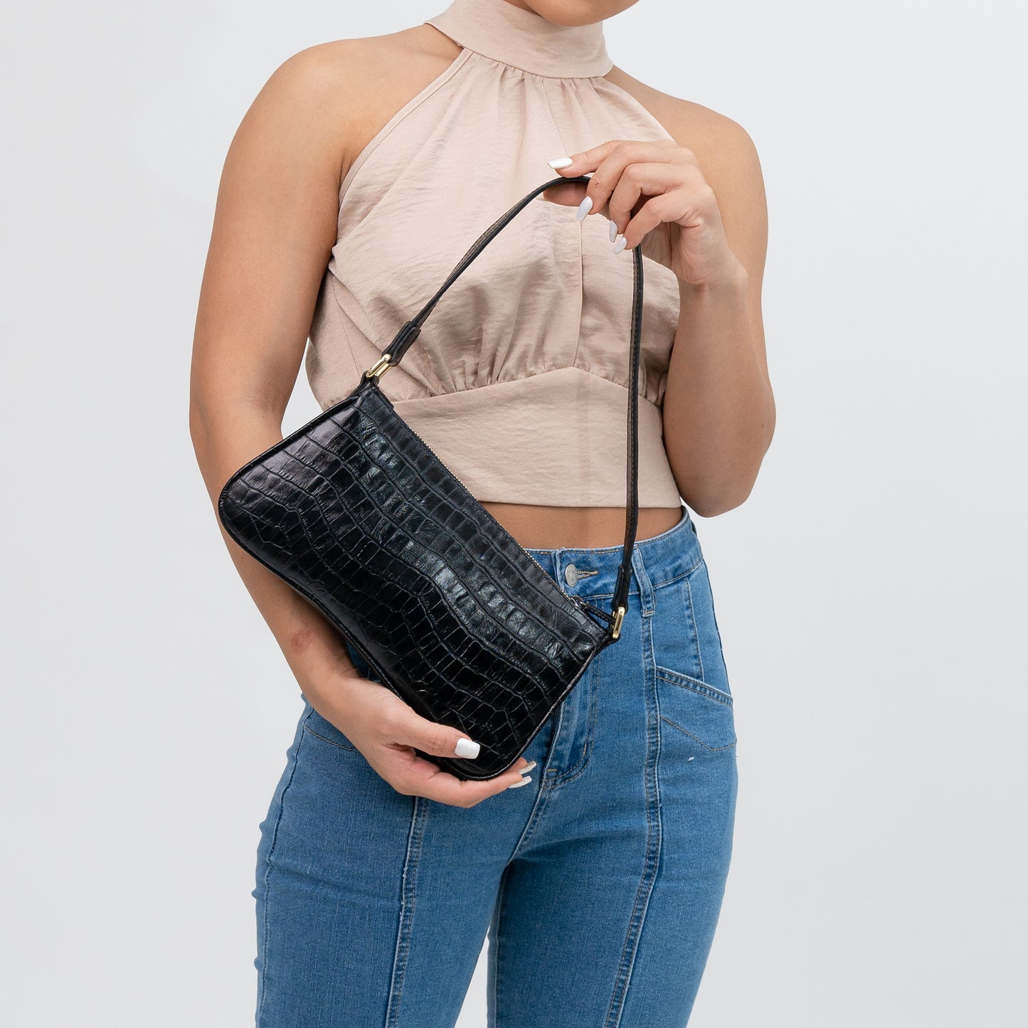 Brown Leather Shoulder Bag