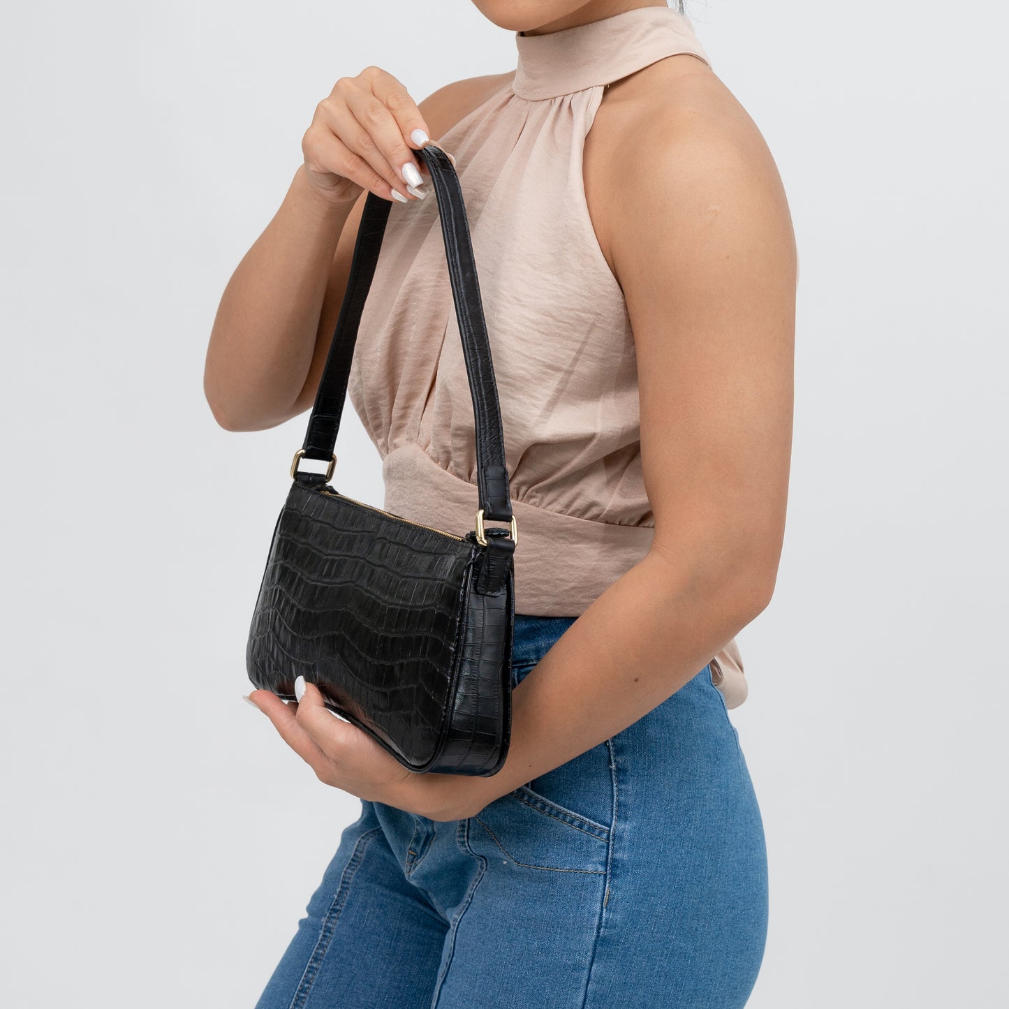 Brown Leather Shoulder Bag
