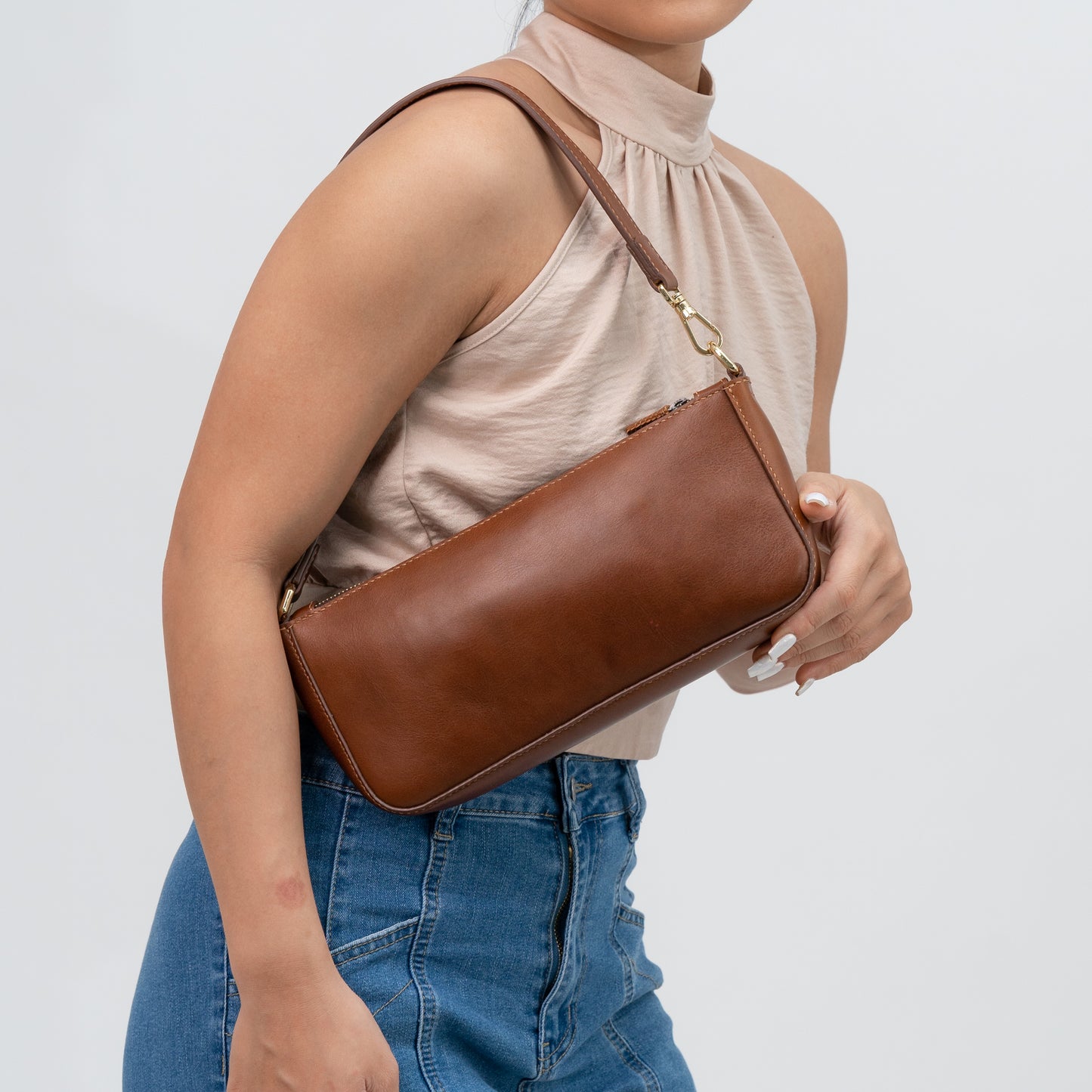 Túi da đeo vai cổ điển nhỏ