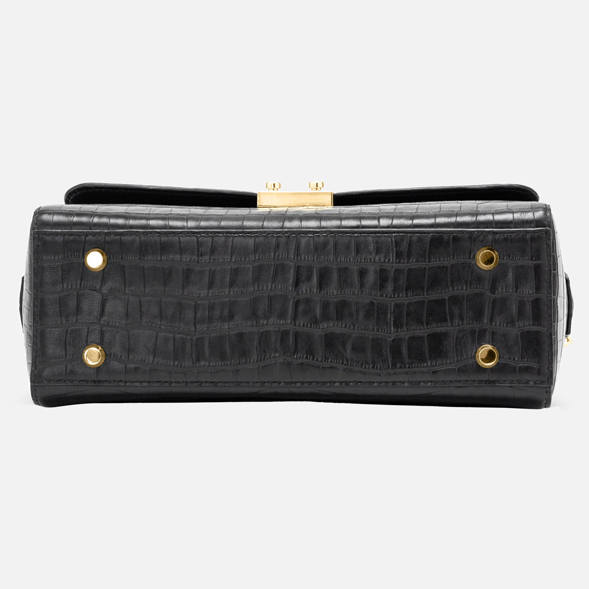 Bianca Top Handle Medium Bag - Black