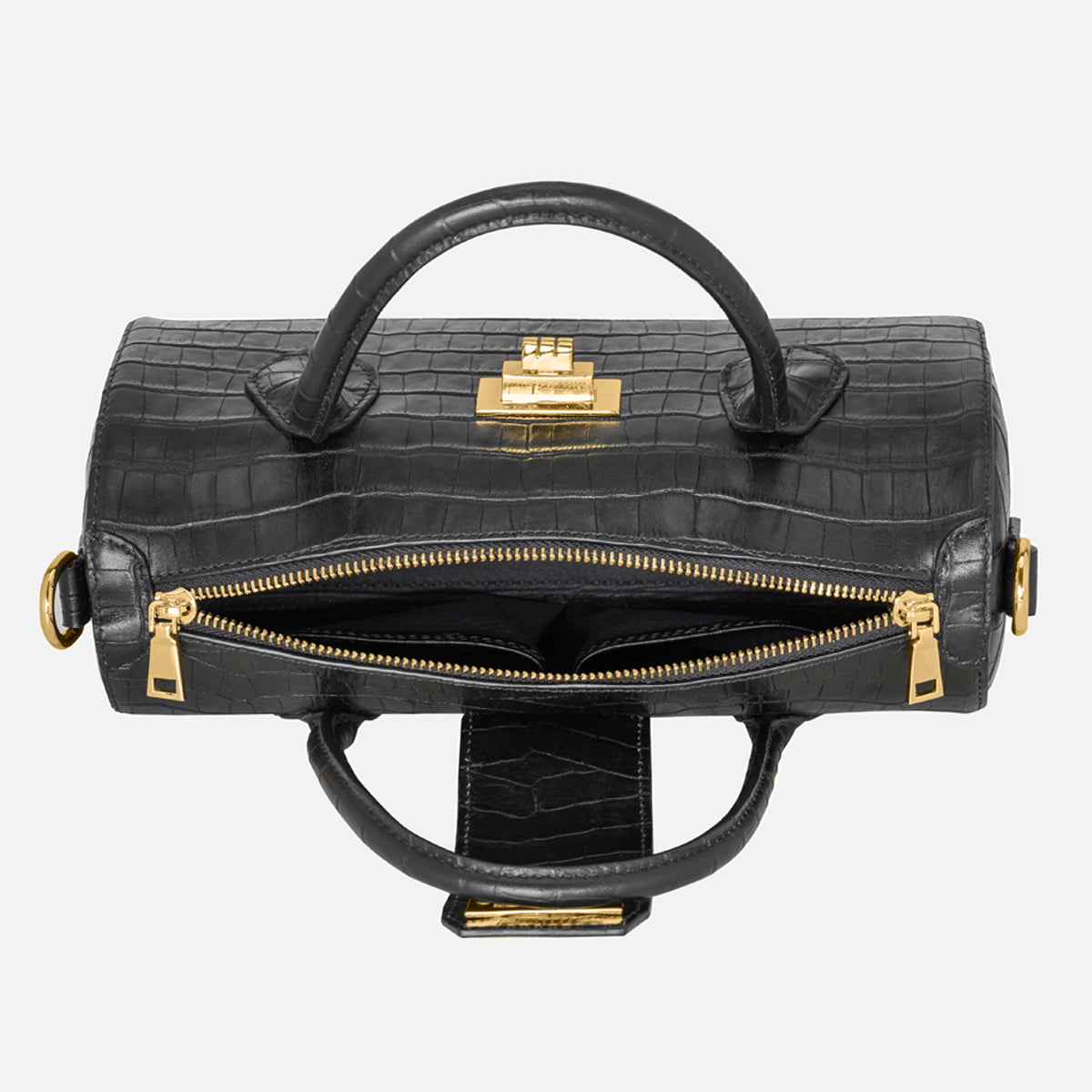 Marie Top Handle Medium Bag - Black
