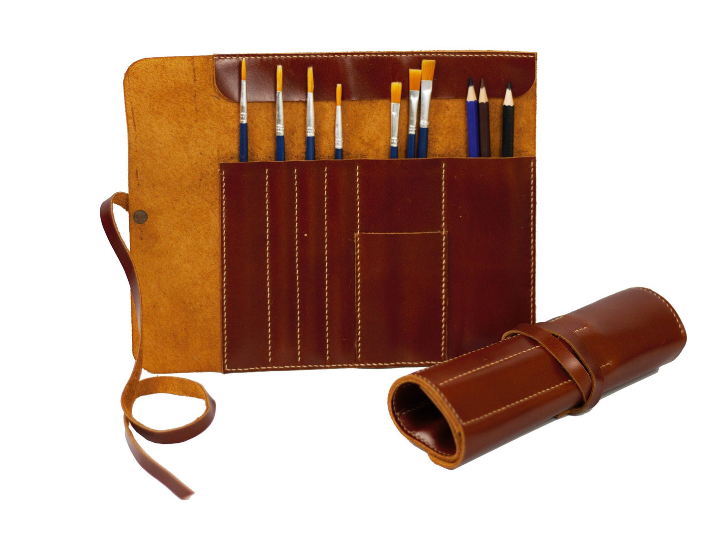 Leather Pencil Holder