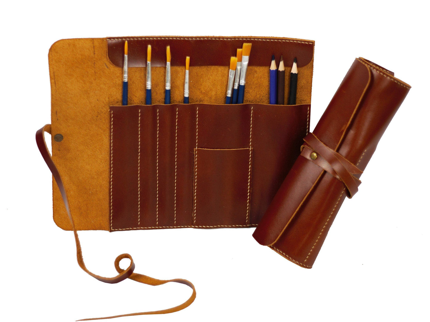 Leather Pencil Holder