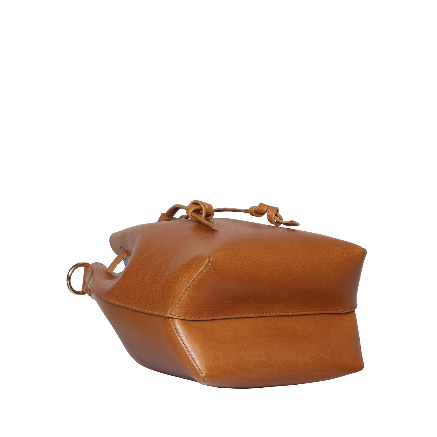 Medium Leather Bucket Bag