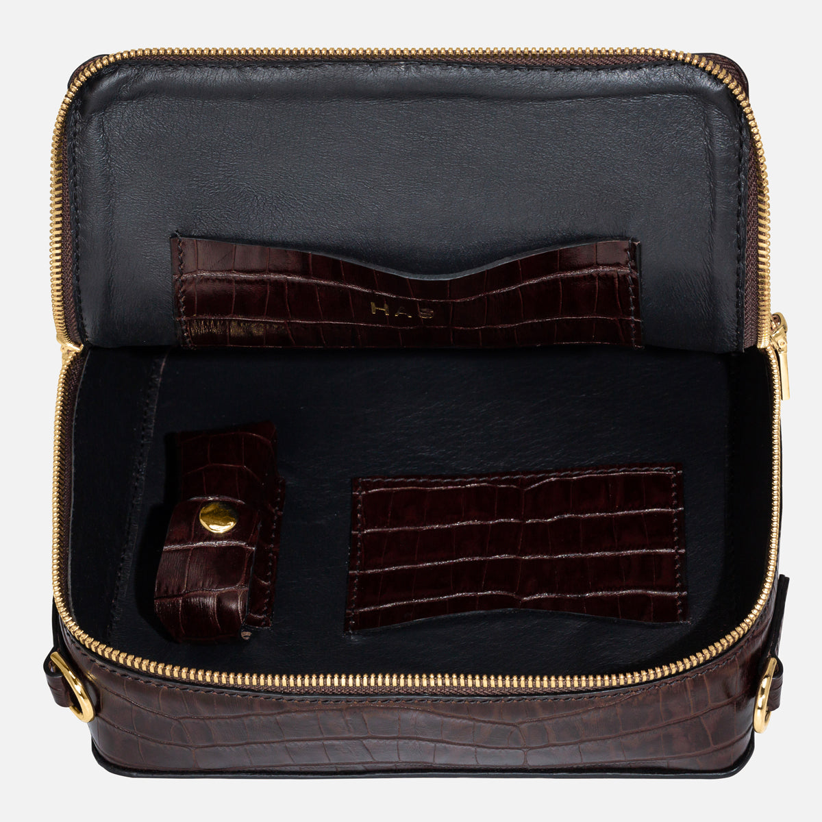 Maya Top Handle Bag - Dark Brown.