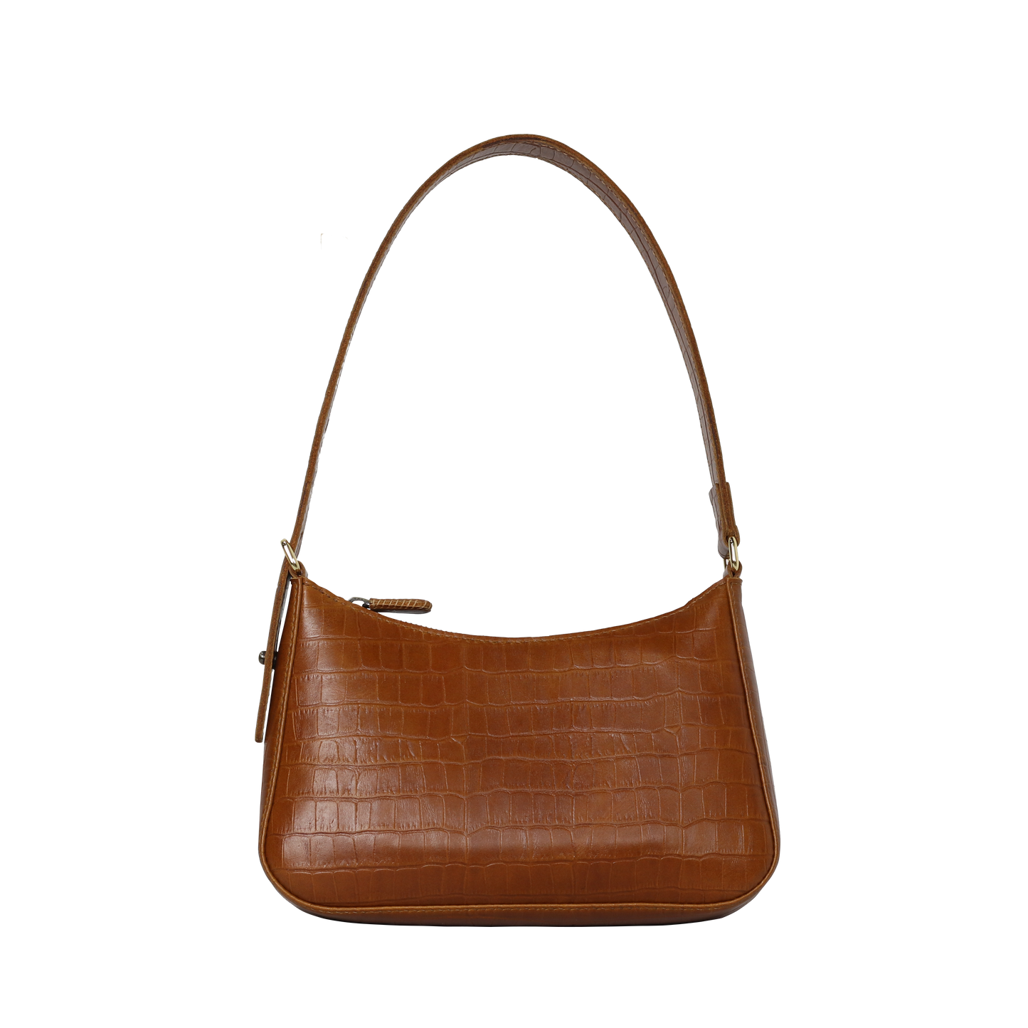 Leather Shoulder Bag - Moon.