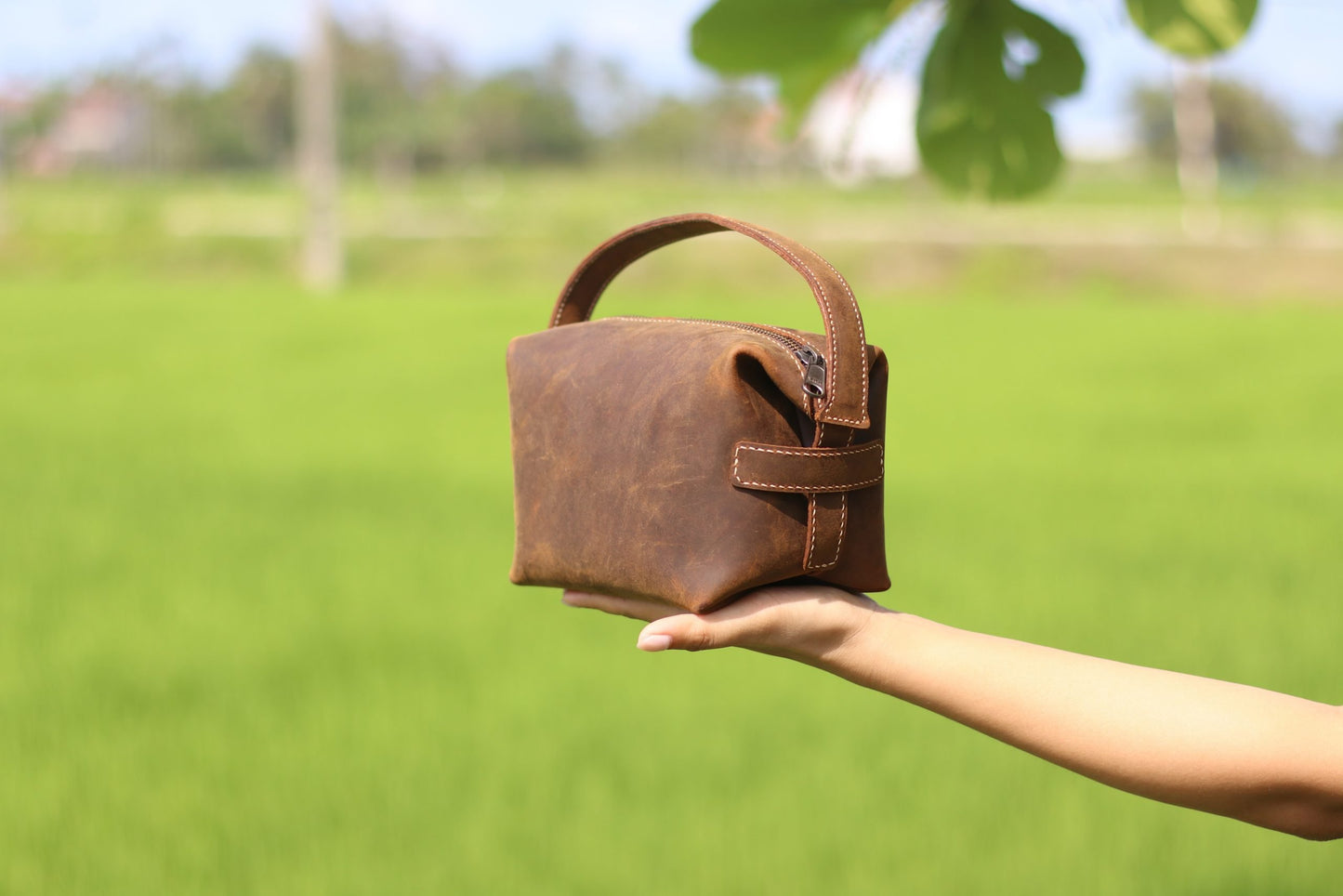 Leather Mini Handbag
