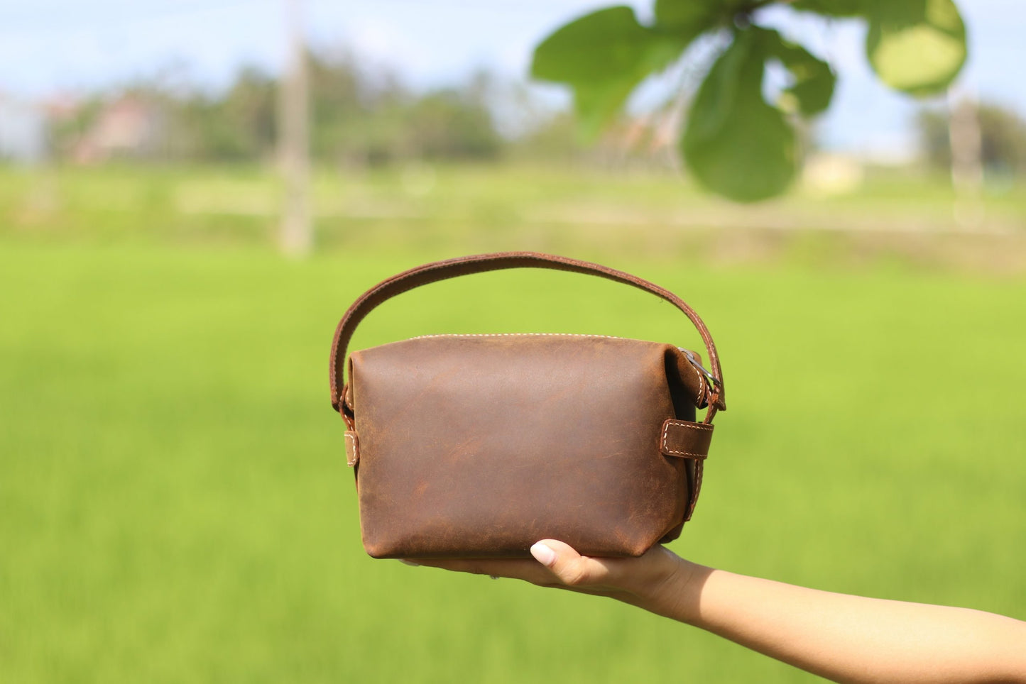 Leather Mini Handbag