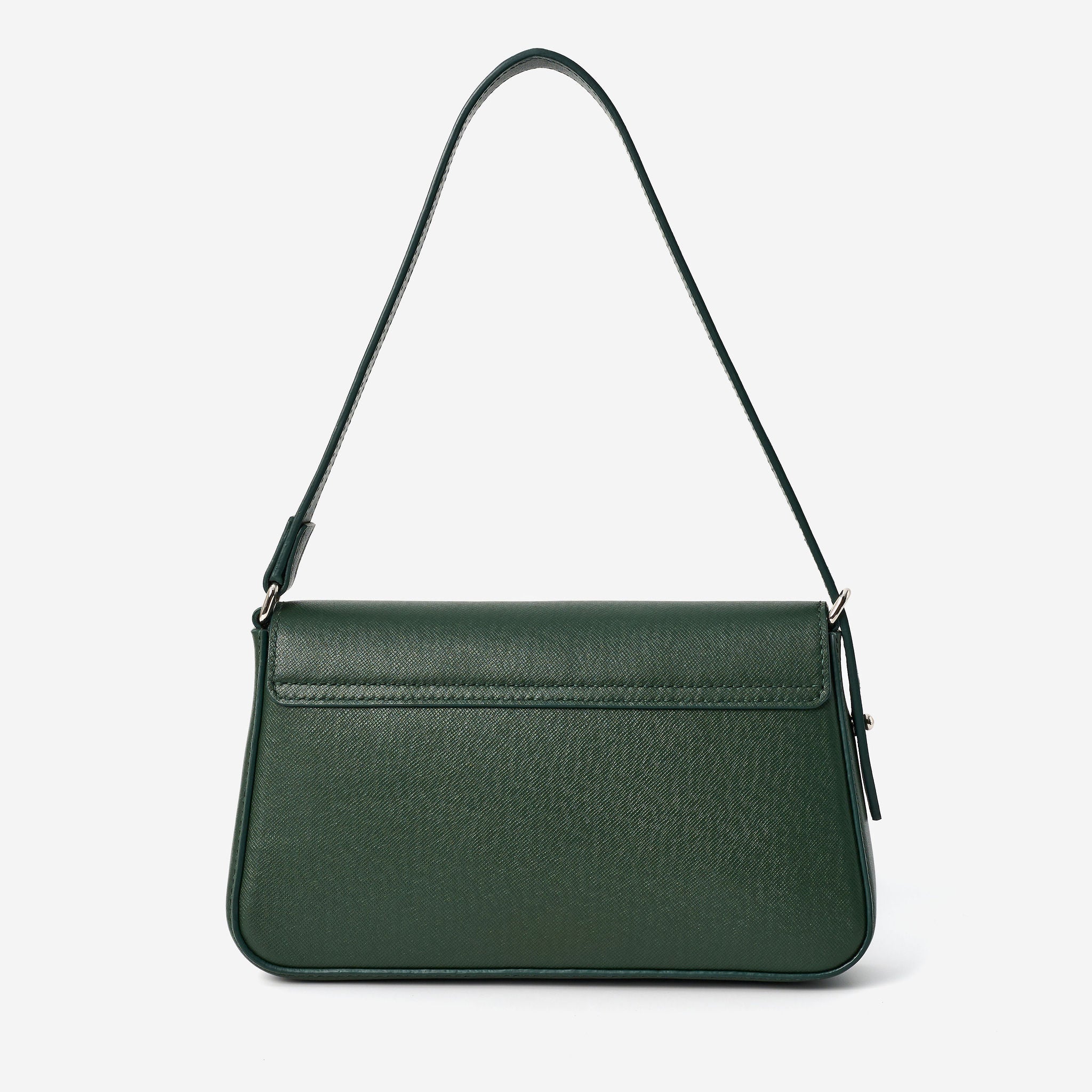 Small Green Leather Shoulder Bag - Elly by Hoi An Soul