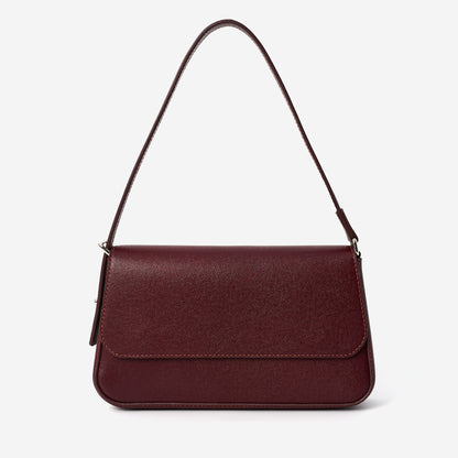 Elly Shoulder Bag – Wine Red
