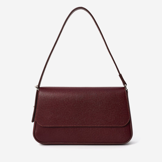 Elly Shoulder Bag – Wine Red