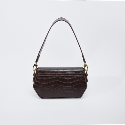 Sofia Shoulder Bag - Dark Brown