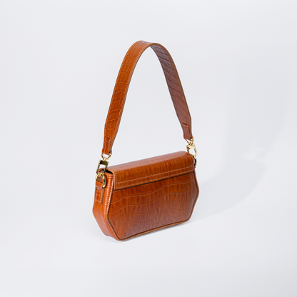 Sofia Shoulder Bag - Brown