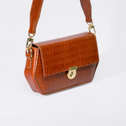 Sofia Shoulder Bag - Brown