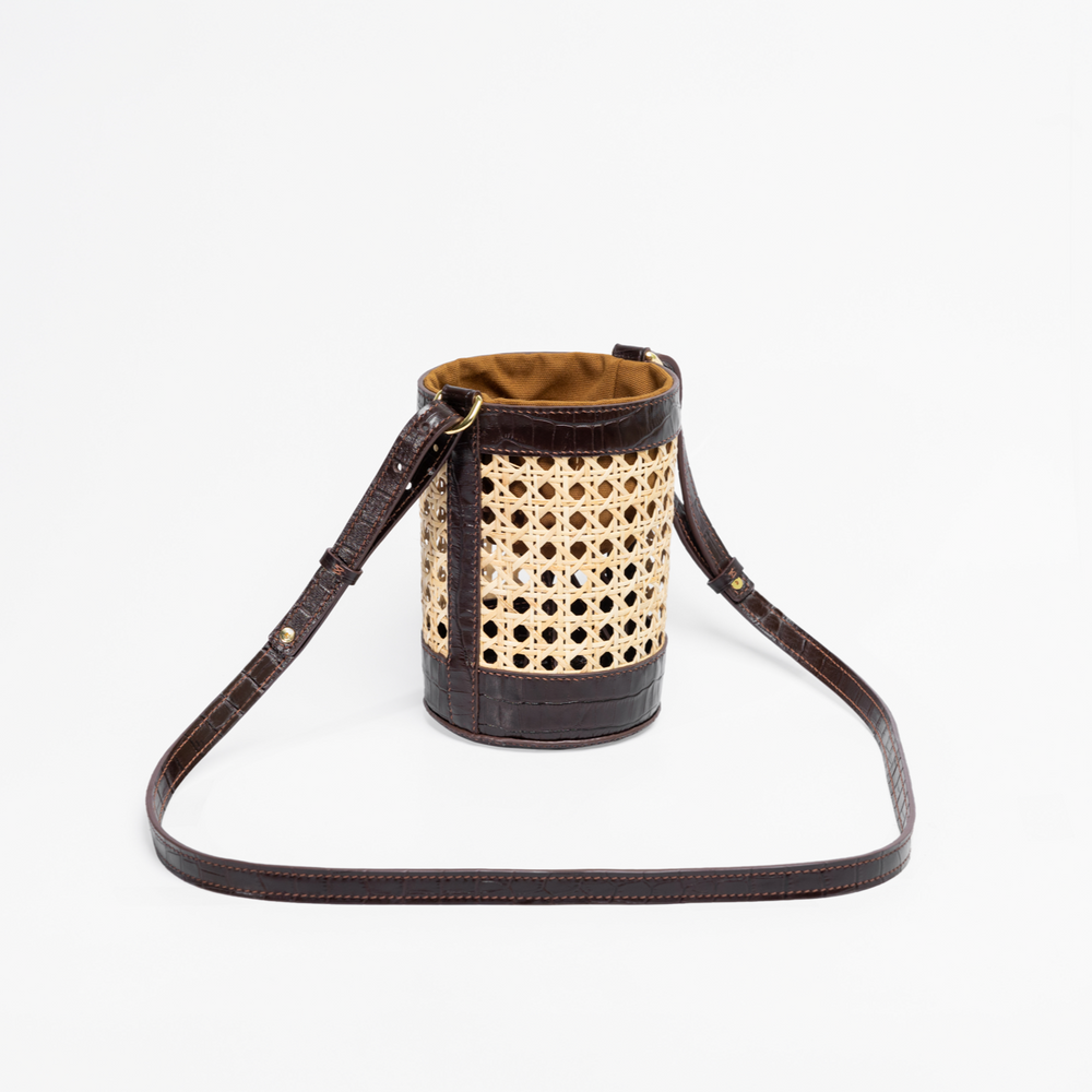 Mini Bucket Bag - Dark Brown