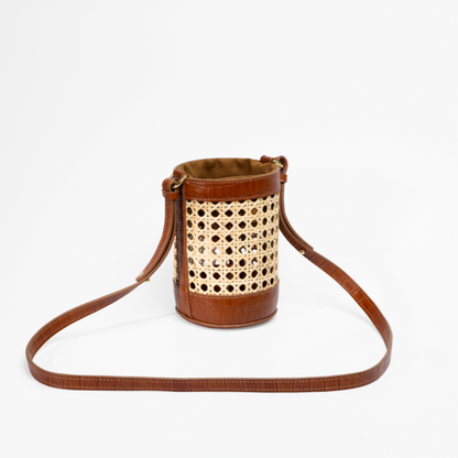 Mini Bucket Bag - Brown