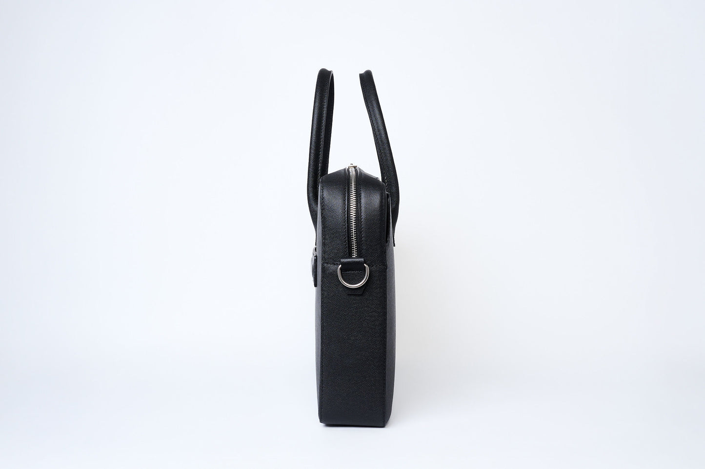 Executive Leather Briefcase | Black Saffiano