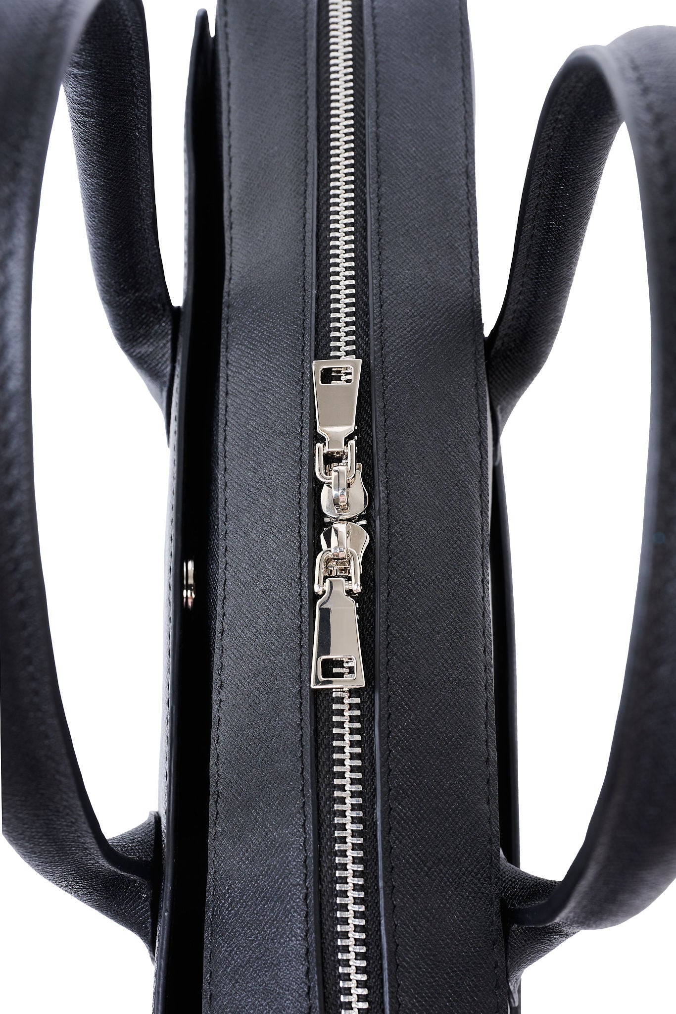 Executive Leather Briefcase | Black Saffiano